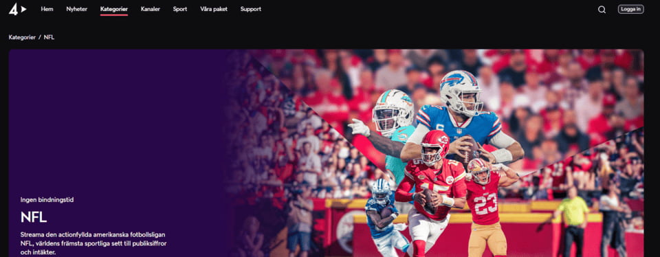 NFL på TV4 Play